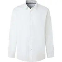 Pepe Jeans para homem. PM3091461 Camisa Roval branca (XXL), Branco, Casual, Algodão, Manga comprida