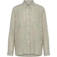 Ulla Popken Blusa oliveira / branco