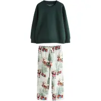 Next Pijama azul claro / abe / vermelho / offwhite