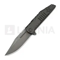We Knife Navalha Temper, Gray Titanium, Gray Stonewash