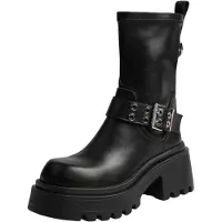 Buffalo Botas preto / prata