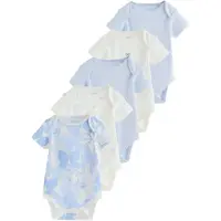 Next Macacão/Body azul claro / branco