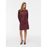 Vila Vestido Curto De Manga Comprida Enna Ravenna
