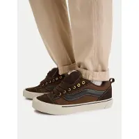 Vans Sapatilhas baixas 'Knu Skool' castanho escuro / preto