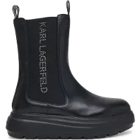 Karl Lagerfeld Botas chelsea preto / prata