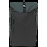 Sandqvist - Bicicleta trabalho - Stream Rolltop Backpack 14" Black para Unissexo - Aluminium - Preto