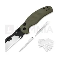 Kizer Cutlery Navalha C01C Uti 1, Green G-10 & Black PVD