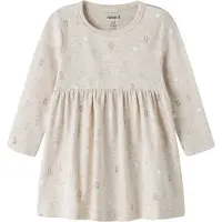 Name it Vestido 'NBFLYDIANNA' chocolate / umbra / greige / branco