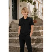 Tommy Life Camisola 'TOMMY T-Shirt Aus Baumwollmix' preto