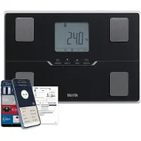 Tanita Bilancia Pesapersone Bc-401 Nera Con Analisi Corporea E Connessione Bluetooth — Bilancia pesapersone