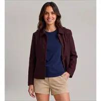 Ba&sh para mulher. 1H26IDEL Americana Idelie bordô (38), Casual, Poliéster, Borgonha