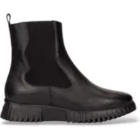 Wonders para mulher. A-4422_5078_5792 Botins de Pele Flexfly 22 Preto (38), Couro, Plano, Zíper, Casual