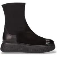 Wonders para mulher. A-5207_941_5792 Botins de Pele Xfly 07 Preto (39), Couro, Plano, Zíper, Casual