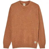 Quiksilver - Camisolas - Slow Song Neppy Sweater Rawhide para Homem - Tamanho XL - Castanho