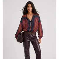 Ba&sh para mulher. 1H26OLIV Camisa Olivio multicolor (34), Casual, Viscoso, Manga comprida
