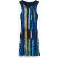 Desigual , Abito in maglia, PoliÉSter, Azul, M