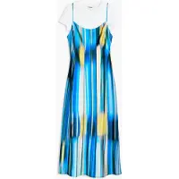 Desigual , Vestido combinado, Viscose, Azul, XL