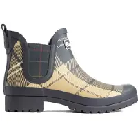 Barbour para mulher. LRF0091 Botas Mallow Chelsea Welly tartan birchwood (7), Bege, Plano, Nenhum, Ao ar livre