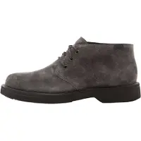 Camper para homem. K300513-003 Botins de pele Norman cinzento (42), Couro, Plano, Cordão, Casual, Cinza