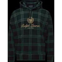 Ralph Lauren para homem. 710B28746001 Moletom com capuz de xadrez blackwatch (M), Casual, Multicolor, Algodão, Manga comprida