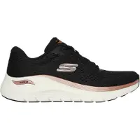SKECHERS para mulher. 150067 Sapatos Arch Fit 2.0 Glow The Distance preto (37), Plano, Cordão, Casual, Esportivo, Multisport