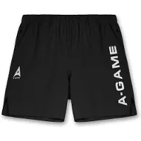 A-Game Calças de desporto preto / branco
