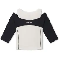 A-Game Top desportivo ecru / preto