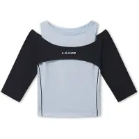 A-Game Top desportivo aqua / preto