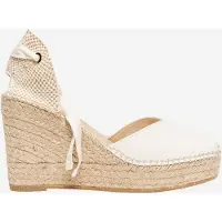 Alhamas Sandália 'Alpargata Cuña 10 cm' branco