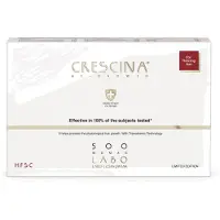 Labo suisse Set, , Crescina, Transdermic HFSC 500, Per stimolazione della crescita, Siero trattante in fiale, Per cuoio capelluto, Per donna, 5 pz, 3,5