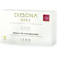 Labo suisse Crescina , Transdermic HFSC 1300, Per la stimolazione della crescita, Siero trattante in fiale, Per cuoio capelluto, Per donna, 10 +10 pz,