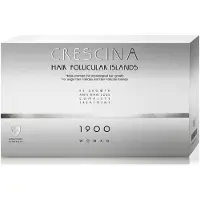 Labo suisse Crescina Isole Follicolari 1900 , Per Stimolare La Crescita, Siero Trattamento In Fiale, Per Cuoio Capelluto, Per Donna, 10+10 pz