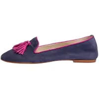 Flarelle Sapato Slip-on 'Vellutina' índigo