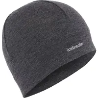 Icebreaker Gorros desportivos 'Oasis' cinzento escuro / branco