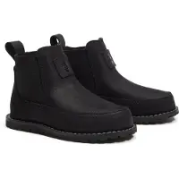 Timberland unisex para criança. TB0A2P2QAPH1 Botins de couro Pokey Pine preto (23), Plano, Nenhum, Casual, moda infantil