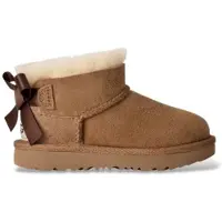 Ugg unisex para criança. 1185920T Botins de Pele Ultra Mini Bailey Bow castanho (27.5), Couro, Marrom, Plano, Nenhum, Casual, moda infantil