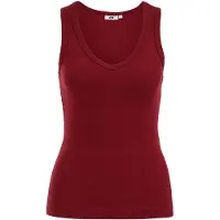 We fashion Top vermelho