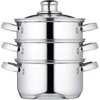 Kitchencraft Vaporizador De Três Andares Aço Inoxidável