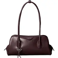 Calvin Klein Mala de ombro vermelho vinho