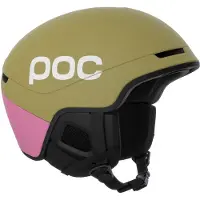 POC - Capacetes ski homem - Obex Contour Olivine Green Matt/Thulite Pink Matt para Unissexo - Tamanho 51-54 cm - Caqui