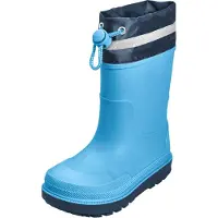 Playshoes Bota de borracha azul / navy / prata