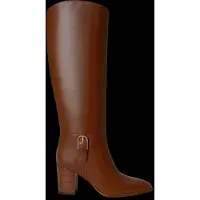 Ralph Lauren para mulher. 802P15660001 Botas de couro Raelynn marrom (41), 5 a 8cm, Nenhum, Casual