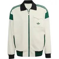 Adidas Casaco meia-estação 'TRACK TOP' verde / branco