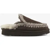 Mou Pantufa 'Eskimo' castanho escuro