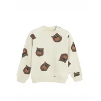 Cool Club Sweatshirt bege / castanho / preto