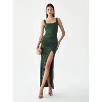 BWLDR Vestido 'Carrie' verde escuro