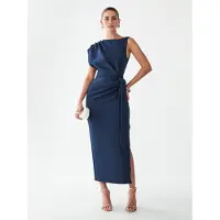 BWLDR Vestido 'Eden' petróleo