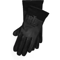 Ralph Lauren Luvas com dedos preto