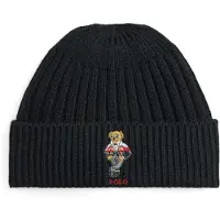 Ralph Lauren Gorros creme / cinzento / vermelho / preto