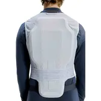 POC - Dorsais - VPD Max Race Vest Hydrogen White para Unissexo - Tamanho S - Branco